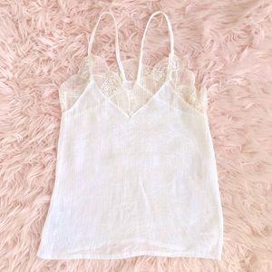 Lace - Trimmed Camisole Top